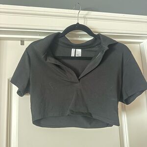 Black Crop Top